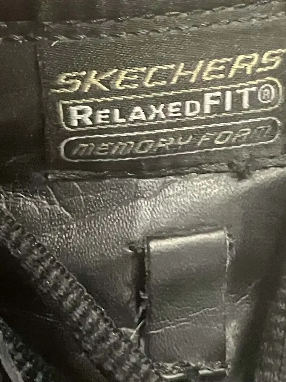 Skechers Men's Relaxed Fit Segment-Rilar Oxford Shoes Black Leather Size 11